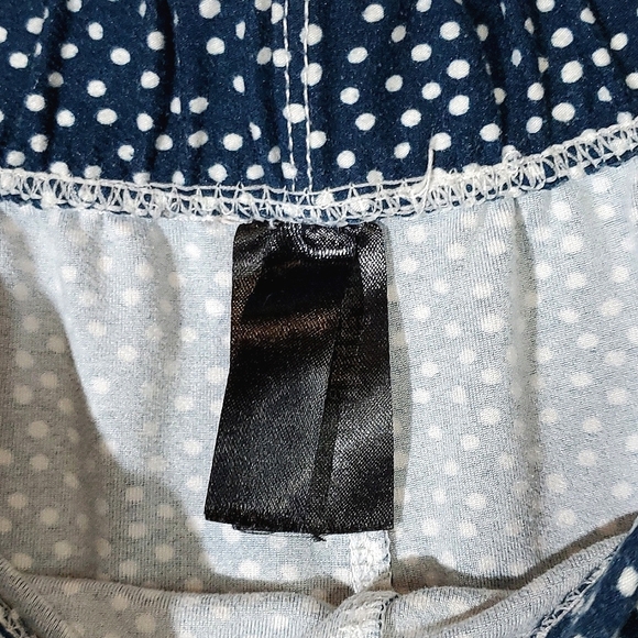 High Waisted Sleep/Loungewear Leggings, Blue and White - Size XLarge - Picture 13 of 13